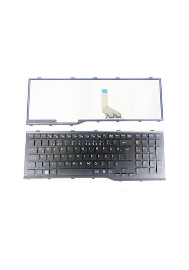 Fujitsu Uyumlu LifeBook AH532/GL-303 Klavye Tuş Takımı Siyah TR