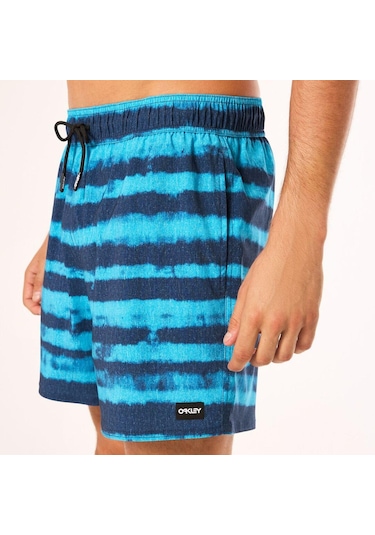 Oakley Blur Strıpes Rc 16" Beachshort Erkek Şort Oak.foa405398-oak.9zm Mavi