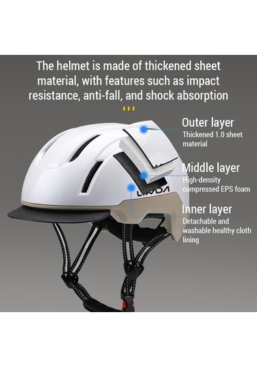 Lixada Gri Nefes Alabilir Darbeye Dayanıklı Bisiklet Kaskı 12 Standart Gri