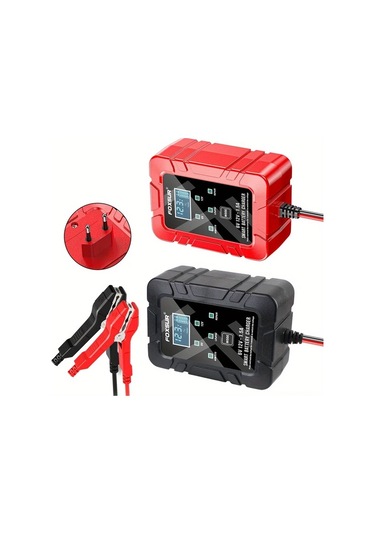 Motion003 Foxstar 6v 12v 1.5a Lityum Demir Prensil Şarj Cihazı Siyah Motosiklet Damlama Şarj