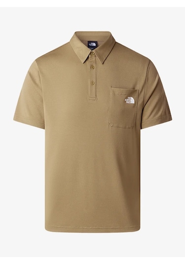 The North Face M Tanken Polo Erkek T-shirt Kahverengi