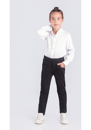 Modaplaza Erkek Çocuk Pantolon 8332- Siyah C23MŞHN8332PNTSİYAH Siyah