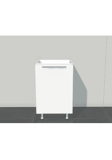 50 Cm Tek Kapak Mutfak Alt Dolabı