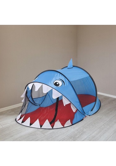 Didadodo Suntek Bebekler İçin Plaj Çadırı Hafif Köpek-balığı, Güvenli Köpek Balığı Çok Renkli