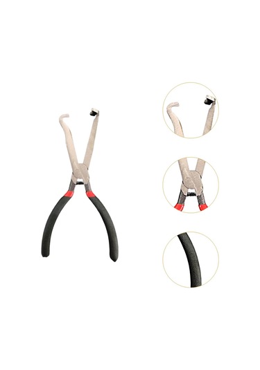 Suntek Elektrik Bağlantı Kesme Pensesi Oto Bakım Baharla-siyah