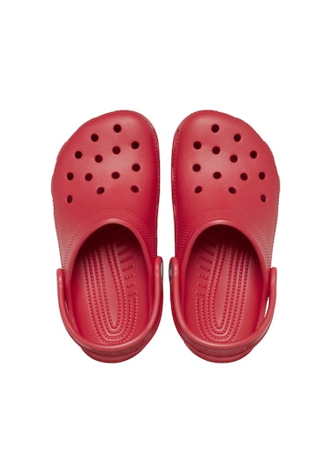Crocs Classic Clog Unisex Çocuk Terlik 206991 Kırmızı - Siyah