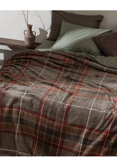 Antonin Tek Kişilik Welsoft Baskılı Battaniye - Yeşil 8684427292655 Çok Renkli