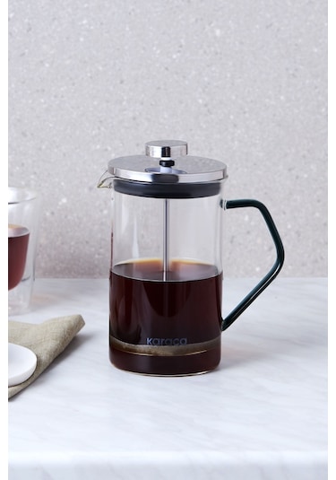 Karaca Coffe Bean Borosilikat Cam French Press Cool Green 600 ml