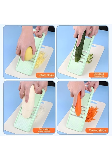 Koyu Yeşil Ev Parçalayıcı Rende Sebze Patates Salatalık Havuç Dilimleme Chopper Meyve Soyucu Kesici Aracı Mutfak Aracı Aksesuarları Koyu Yeşil