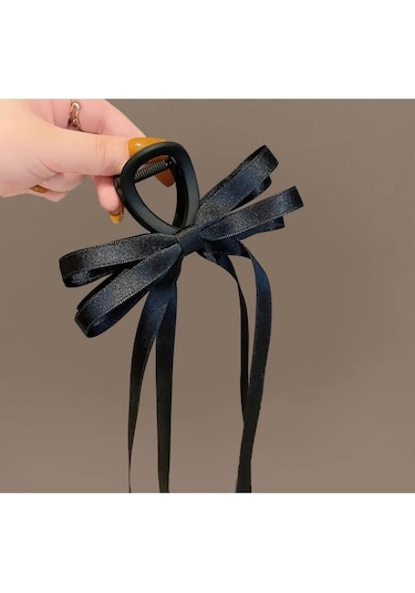 Okavango Kadın Toka Siyah Fiyonk Kuyruklu Mandal Toka Çok Renkli