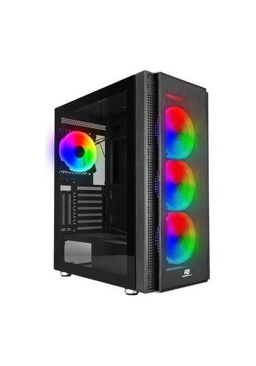 Powerboost Vk-g3506s 4-rgb Rıgn Fanlı Gamıng Mıd-tower Pc Kasası