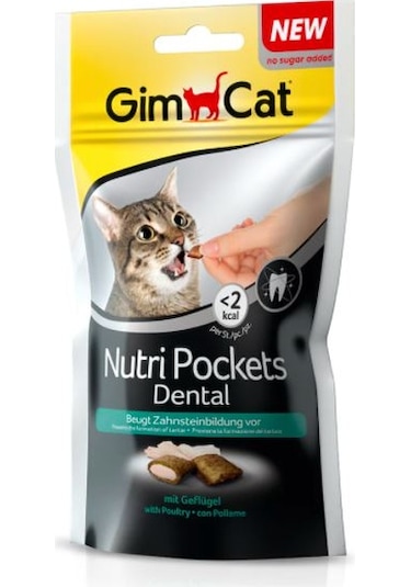 Gimcat Nutri Pockets Dental Kedi Ödül Maması 4 x 60 G