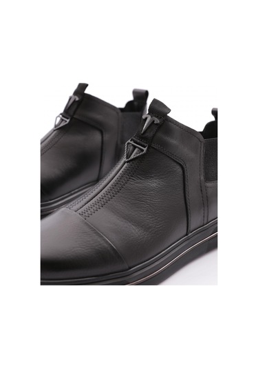 Dgn 20015 Erkek Yani Lastikli Klasik Bot Siyah Benfica