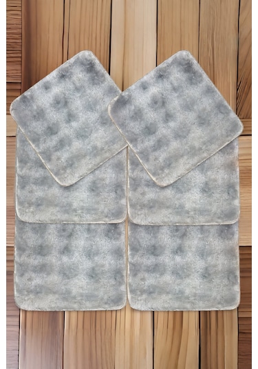 My Evilla Bubble Kaymaz Sandalye Minderi 6'lı 40x40 Gri