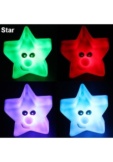 Çocuk Yatak Odası Sevimli Lamba Gece Led Enerji Işık Tasarruflu Gece Lambası Ev Dekor Diğer