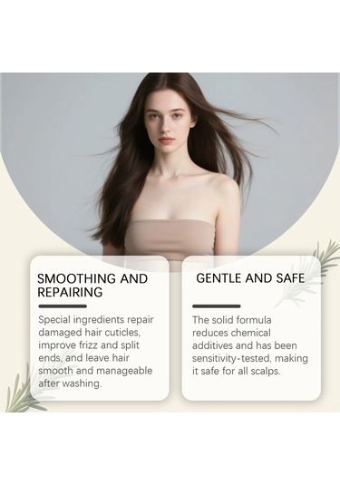 Vkemall Hassas Saç Ve Kuru Deri İçin Yumuşak Temizleme Sabunu - Doğal Parlaklık Ve Nem Verici Bakım Saç Sabunu Yeşil Hassas