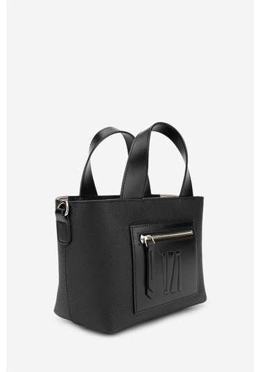 Valmenti Zumba Kadın Siyah/siyah Hakiki Deri El Çantası 301 3003 Bn Canta Y24 Siyah