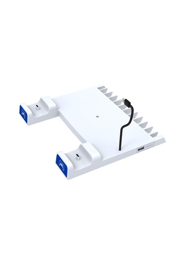 İpega Ps5 Slim Dijital/ps5 Uyumlu Multifonksiyonel Cd Raflı Şarj Istasyonlu Fanlı Soğutucu Stand