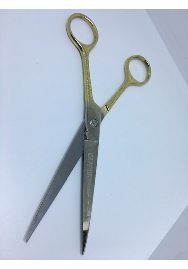 Taksun Berber Makası Altin Sap Çelik Kod:605G No:6.5 17.5 Cm