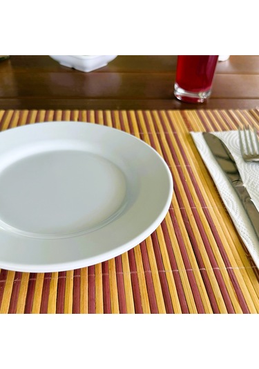 Alezy 598 Göreme Melamin Termostar Grm Servis Tabak 19 Cm Beyaz