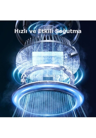 Gw02 Izgara Klipsli Işıklı Soğutmalı Ayaklı 30w Kablosuz Şarjlı Magsafe Araç İçi Telefon Tutucu Siyah