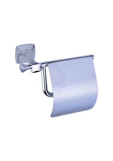 Deppot Eiffel Tuvalet Kağıtlık Kapaklı Ss304- Krom