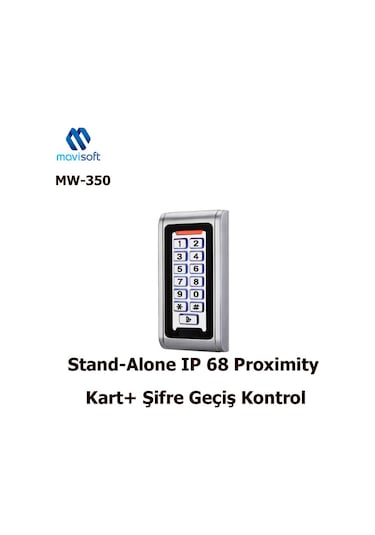 Proximity Dış Ortam Su Geçirmez Metal Kasa Kartlı + Şifreli