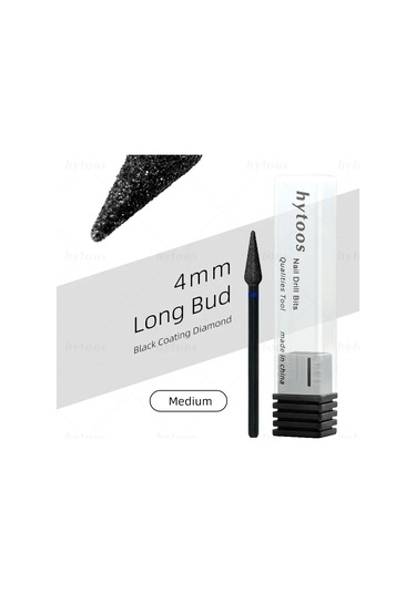 Hytoos Pro Siyah Elmas Tırnak Matkap Uçları Rus Tırnak Eti Ucu Tırnak Matkap Ölü Cilt Tırnak Eti Temizleyici Çivi Ön Tedavi Araçları Kraliyet Mavi