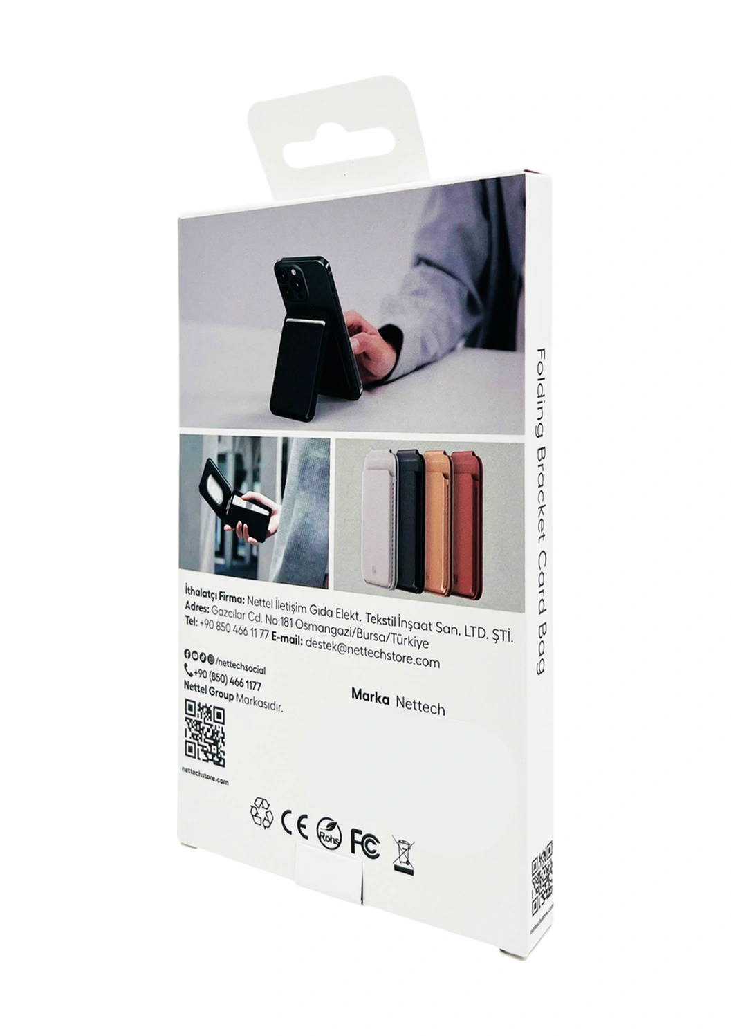 Nettech Telefon Nt-n079 Magsafe Cüzdan Kartlık - Çöl