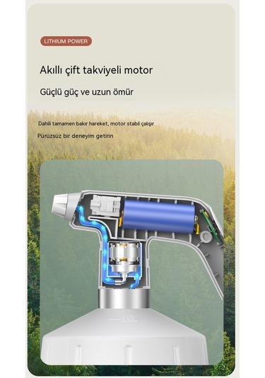 Çiçekleri Sulamak İçin Elektrikli Sulama Kabı, Dezenfeksiyon İçin Özel Sulama Kabı-1. 5sirke