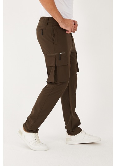 Camp528 Outdoor Tactical Su İticili Likralı Yazlık Erkek Taktik Pantolon Haki