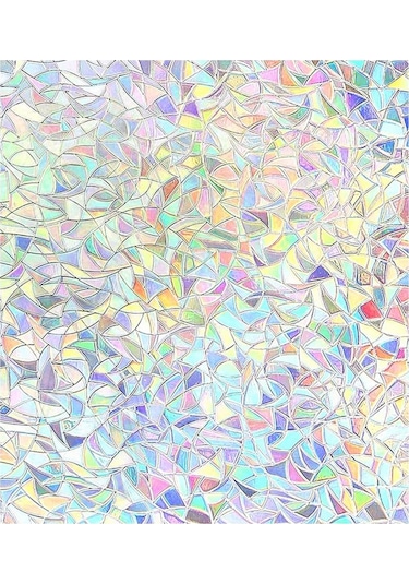 Suntek Gökkuşağı Pencere Gizlilik Film Rulosu 3d Statik 45x200cm