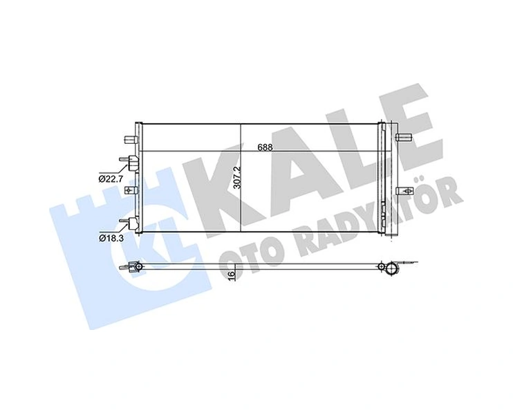 Klıma Radyatoru Kondanser Mondeo 2014 1.0-1.5 Ecoboost 1.5 Tdcı 2.0 Tdcı Dg9h19710ae Hg9h19710ca E1gh19710ac