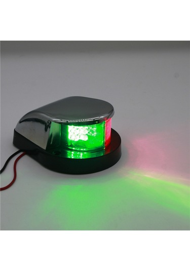 Youtek 12 Led Dc12v Deniz Navigasyon Işığı - Kırmızı Yeşil Konteyner Işığı, Ip67 Su Geçirmez, 3nm Görünürlük, 225 Açısı, Gemi Tabela Işığı