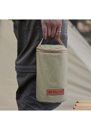 Reedark Kamp Gazı Depolama Çantası, 600d Oxford Kumaş, Darbeye Dayanıklı, Mini Malzeme Çekmecesi, Taşınabilir Outdoor Kılıf Küçük Haki