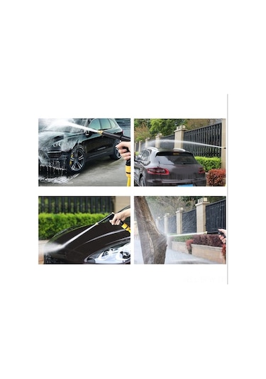 Tongxida Yüksek Basınçlı Araba Yıkama Ve Bahçe Sulama Tabancası - Çok Amaçlı Siyah Siyah