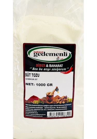Mahmut Gedemenli Süt Tozu 1 KG