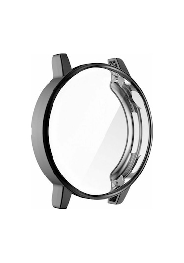 Huawei Watch Gt3 46mm Silikon Kapak Kılıf Ekran Koruyucu Siyah