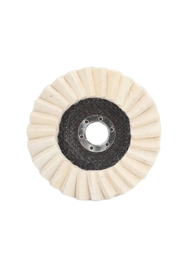 Besthome1 2 Adet 5 İnç Yün Fırça, Metal Taş Polisaj Diski, Kolay Montaj, Dayanıklı Fırça