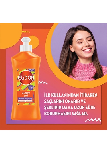 Elidor 7/24 Onarıcı Etki Şekillendirici Bakım Kremi 265 ML