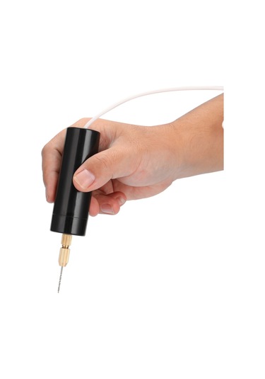 Yaozixia Taşınabilir Mini Elektrikli Matkaplar El Tipi Mikro Usb Matkap 3 Parça Uçlu Kendin Yap El Sanatları Aletleri