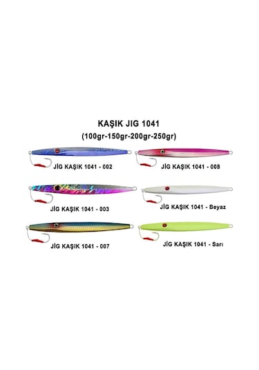 Effe 1041 Jig 200 Gr Suni Yem Maket Balık