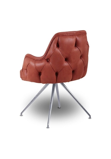 Koltukstilim Zen Comfort Taba Deri Misafir Koltuğu Kahverengi