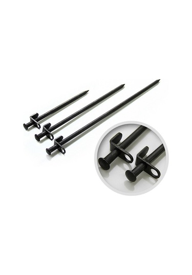 5 Adet Takviyeli Uzun Açık Kamp Çadırı Çivi Çelik Çivi, Uzunluk: 20cm Çok Renkli