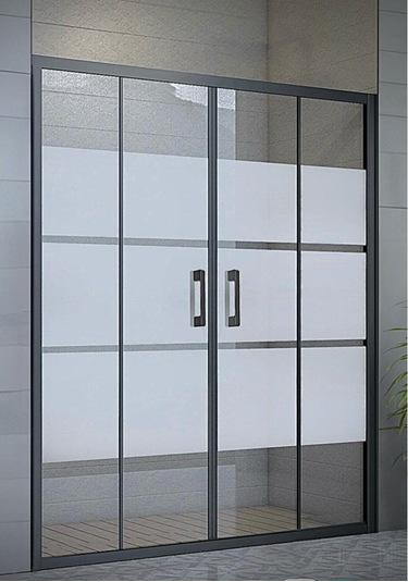 Durul Duşakabin Ön Cephe Siyah Box 5mm H:190 Siyah