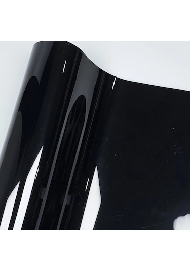 Piano Black Siyah Hava Kanallı Parlak Jelatinli 50cmx1metre