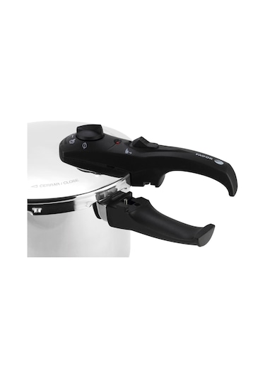 DUO 4+6L Düdüklü Tencere Cam Kapak Beyaz