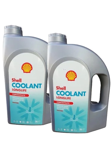 Shell Longlife Konsantre Kırmızı Antifriz 2 X 3 Litre