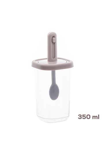 Porsima 1105 Kaşıklı 14'lü Baharatlık Seti Yağdanlıklı Cappuccino