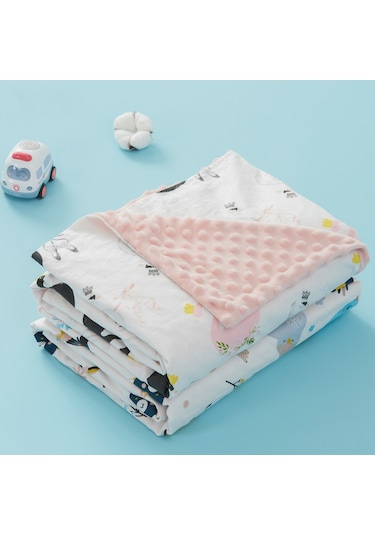 Vkemall Yumuşak Pamuklu Bebek Battaniyesi - Nefes Alabilir, Masaj Noktalı, Mevsim Geçişleri İçin 158x100cm DiğER
